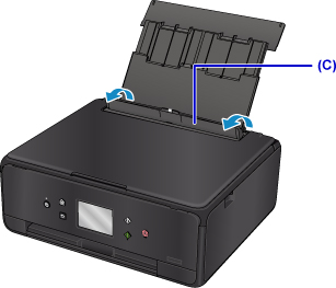 Canon : PIXMA Manuals : TS6000 series : Loading Paper in the Rear Tray